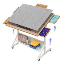 Mesa de quebra-cabeça Tektalk com altura e ângulo ajustáveis 75cm Mesa de quebra-cabeça Tektalk com altura e ângulo ajustáveis 75cm