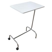 Mesa de Refeição Hospitalar Com Rodízios Inox