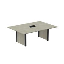 Mesa de Reunião 2000x1200 MRCPB2012PP Bege/Nogueira Casblanca/Preto Mesa de Reunião 2000x1200 MRCPB2012PP Bege/Nogueira Casblanca/Preto