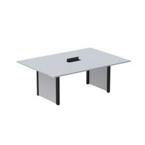 Mesa de Reunião 2000x1200 MRCPB2012PP Cinza/Preto