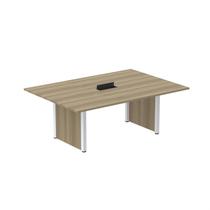 Mesa de Reunião 2000x1200 MRCPB2012PP Marrom/Noce Marromle/Branco Mesa de Reunião 2000x1200 MRCPB2012PP Marrom/Noce Marromle/Branco