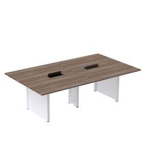 Mesa de Reunião 2400x1200 Mrcpb2412pp Walnut/Branco