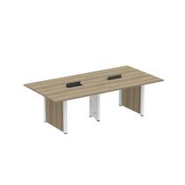 Mesa de Reunião 2400x1400 Mrcpb2414pp Noce Naturalle/Branco