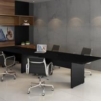Mesa de Reunião 2,50m x 1,20m Escritório Corporativo - F5 Office G