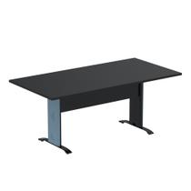 Mesa De Reunião Aretto Pandin 1,60 M Preto e Azul Dali