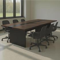 Mesa de Reunião Executiva 6 lugares Premium 2,40m