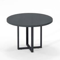 Mesa De Reunião Redonda Tubolar PE 40 Pandin 1,10 M Grafito