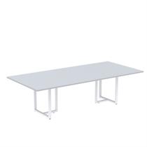 Mesa de Reunião Retangular 200x90cm MR2000P25TUB Cinza/Branco Mesa de Reunião Retangular 200x90cm MR2000P25TUB Cinza/Branco