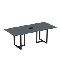 Mesa de Reunião Retangular com Power Box 200x90cm Mr2000p25tub