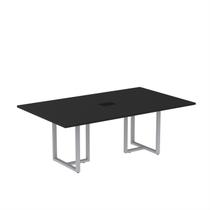 Mesa de Reunião Retangular com Power Box 200x90cm Mr2000p25tub Mesa de Reunião Retangular com Power Box 200x90cm Mr2000p25tub