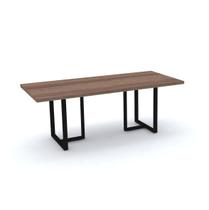 Mesa de reunião retangular pandin pe40tub - walnut Mesa de reunião retangular pandin pe40tub - walnut