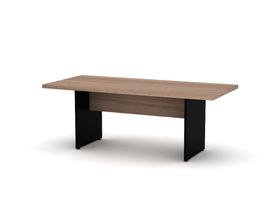 Mesa De Reunião Retangular PE 40 Pandin 2,00 M Noce Naturale e Preto Mesa De Reunião Retangular PE 40 Pandin 2,00 M Noce Naturale e Preto