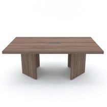 Mesa De Reunião Retangular PE 50 Pandin 2,00 M Walnut