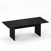 Mesa de Reuniao Retangular Pe Painel P25 Pandin Preto 2.6 M