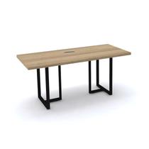 Mesa de reunião retangular powerbox pandin pe40tub - naturalle Mesa de reunião retangular powerbox pandin pe40tub - naturalle