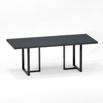 Mesa de Reunião Retangular Tubular P25 Pandin 2,0 M Grafito