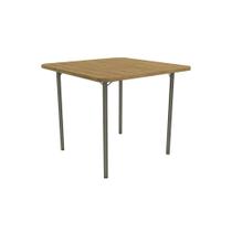 Mesa de Sala Jantar Sena M057 Aço c/Tampo Mairado 90x90cm Bronze - Kappesberg Mesa de Sala Jantar Sena M057 Aço c/Tampo Mairado 90x90cm Bronze - Kappesberg
