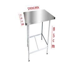 Mesa de Serviço Tampo Aço Inox 430 70x70