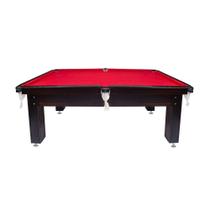 Mesa de Sinuca/Bilhar Black & Red Semioficial 2,20x1,20m Dinâmica Diversões