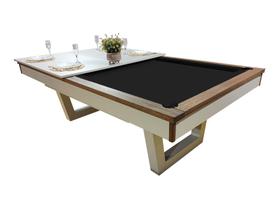 Mesa de Sinuca/Bilhar com Tampo de Jantar - 1,92x1,04