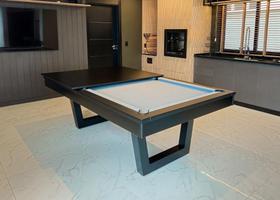 Mesa de Sinuca/Bilhar com Tampo de Jantar - 2,34x1,34