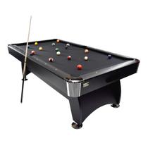 Mesa de Sinuca Bilhar Profissional MDF Ahead Sports Acabamento Laminado Black Mesa de Sinuca Bilhar Profissional MDF Ahead Sports Acabamento Laminado Black