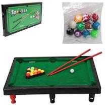 Mesa De Sinuca / Bilhar Snooker Com Acessorios 21 Pecas 44,5x25x10cm Mesa De Sinuca / Bilhar Snooker Com Acessorios 21 Pecas 44,5x25x10cm