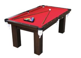Mesa de Sinuca Bilhar Snooker Engers RM2 - Tampo Ultra - Tecido Vermelho - Bilhares Engers