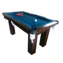 MESA DE SINUCA BILHAR SNOOKER - Rm3 BASE ULTRA RESISTENTE - AZUL PETRÓLEO - BILHARES ENGERS