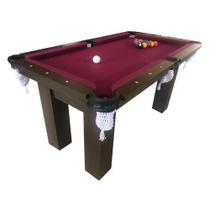 MESA DE SINUCA BILHAR SNOOKER - Rm3 BASE ULTRA RESISTENTE - BETERRABA ROXO - BILHARES ENGERS