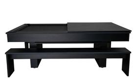 Mesa de Sinuca e jantar com 2 Bancos - 2,00x1,10