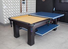 Mesa de Sinuca e Ping Pong - 2,34x1,34 - Nelson Bilhares