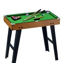 Mesa de Sinuca Master em Madeira Com Led 11112 - Zippy Toys