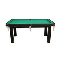 Mesa De Sinuca Procopio Ébano MDF 1,85m X 1,07m
