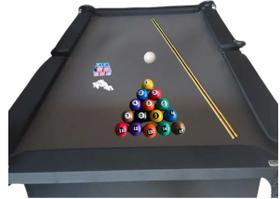 Mesa de Sinuca/Snooker/Bilhar com kit Impar Sports