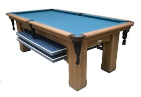 Mesa de Sinuca Vintage com Tampo de Ping Pong - 2,20x1,20