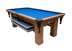 Mesa de Sinuca Vintage com Tampo de Ping Pong - 2,20x1,20 - Nelson Bilhares