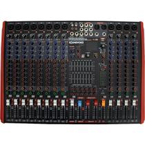 Mesa de Som 12 Canais 7 Aux MS12.7 Linha Platina Soundvoice