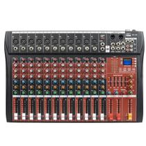 Mesa de som 12 canais com eq/efx/usb/bluetooth