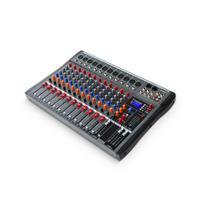 Mesa De Som 12 Canais Delay Mixer USB MP3 48V LCD Bluetooth Efeito Interface de Áudio Profissional