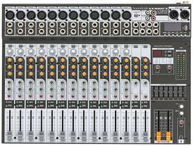 Mesa de som 16 canais soundcraft analógica sx1602fx-usb