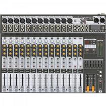 Mesa de Som 16 Canais Soundcraft SX1602FX USB Cinza