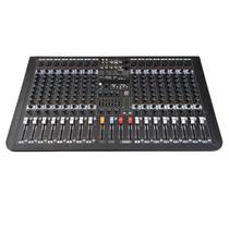 Mesa De Som 16 Canais Staner Mx1606 Fxr Mixer Usb Bluetooth