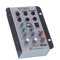 Mesa De Som 2 Canais AUTOMIX 12V A202R - LL Audio - Ll Áudio