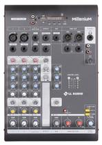 Mesa De Som 4 Canais Bivolt MILLENIUM MX402R - LL AUDIO