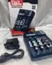 Mesa de som 4 canais profissional MX-402i