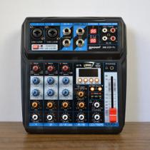 Mesa de Som 6 Canais c/ Efeitos e USB M6 - Lexsen