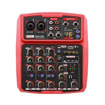 Mesa de Som 6 Canais com Interface USB Novik NVK I06 BT Mesa de Som 6 Canais com Interface USB Novik NVK I06 BT