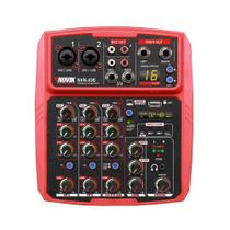 Mesa de Som 6 Canais com Interface USB Novik NVK I06 BT - Novik Neo