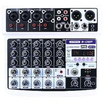 Mesa de Som 6 Canais Waldman ST-6DSP